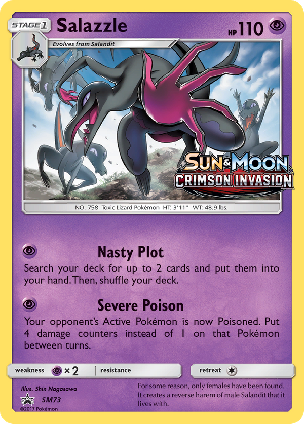 Salazzle (SM73) - SM Black Star Promos