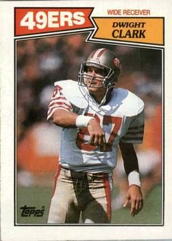 Dwight Clark 1987 Topps #116 Sports Card