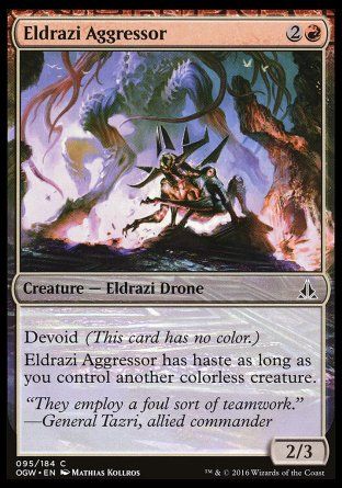 Eldrazi Aggressor (Oath of the Gatewatch) Trading Card