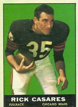 Rick Casares 1961 Topps #12 Sports Card