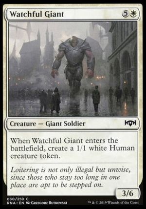 Watchful Giant (Ravnica Allegiance)