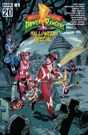 Mighty Morphin Power Rangers Halloween Special #1 (B Variant Dressed Goux)