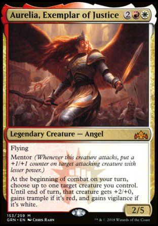 Aurelia, Exemplar of Justice (Guilds of Ravnica) Trading Card