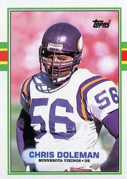 Chris Doleman 1989 Topps #84 Sports Card