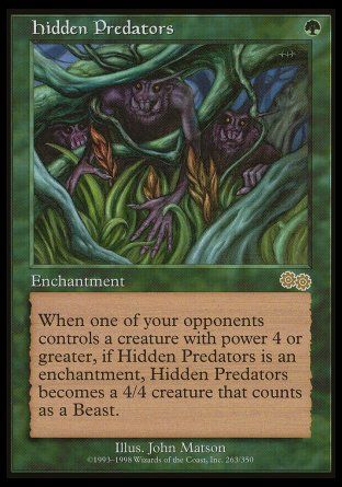 Hidden Predators (Urza's Saga) Trading Card