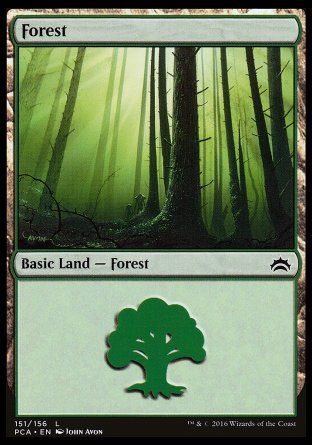 Forest (Planechase Anthology decks) Trading Card