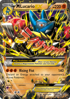 M Lucario-EX MEGA (55/111) - Furious Fists