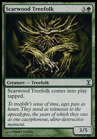 Scarwood Treefolk (Time Spiral) Trading Card