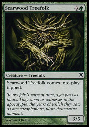 Scarwood Treefolk (Time Spiral)