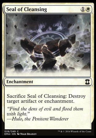 Seal of Cleansing (Eternal Masters) Trading Card