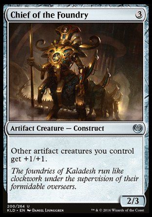 Chief of the Foundry (Kaladesh) Trading Card