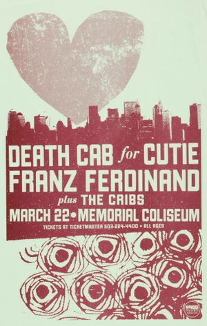MXP-80.3 Death Cab For Cutie 2006 Memorial Coliseum  Mar 22