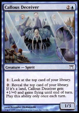 Callous Deceiver (Champions of Kamigawa) Trading Card