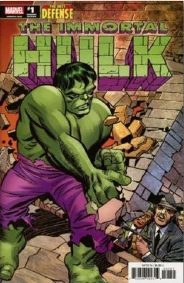 Immortal Hulk: The Best Defense #1 (Kirby Remastered Variant)