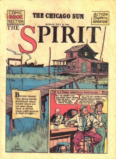 Spirit Section #7/16/1944 Comic