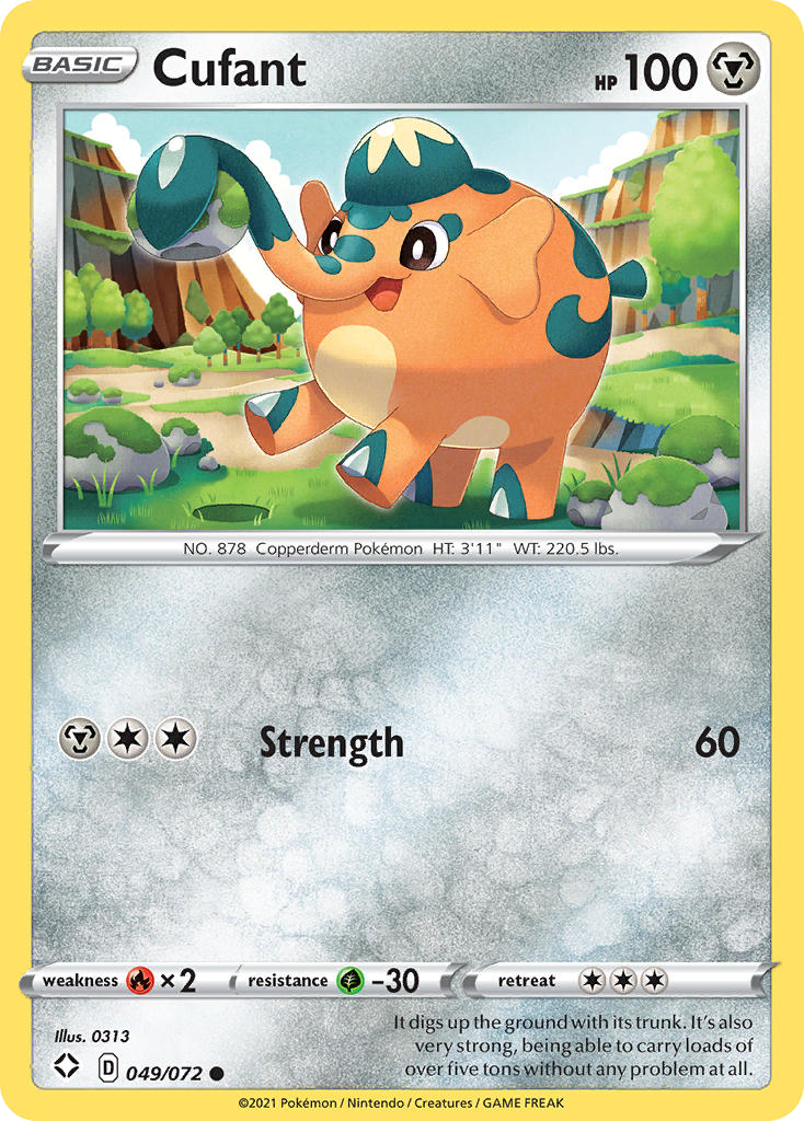 Cufant (49/72) - Shining Fates Pokémon Card