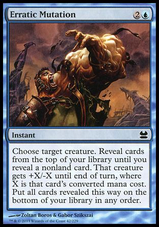 Erratic Mutation (Modern Masters) Trading Card