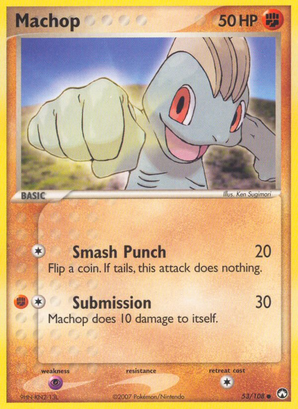 Machop (53/108) - Power Keepers Pokémon Card