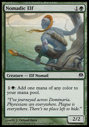 Nomadic Elf (Phyrexia vs. The Coalition) Trading Card