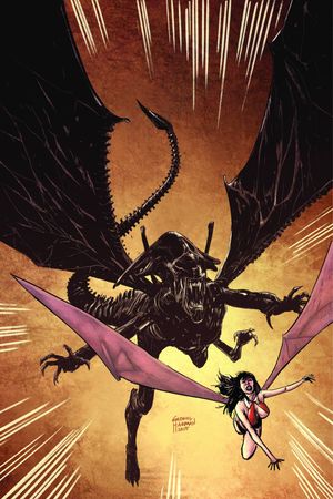 Aliens Vampirella #5 (Rare Hardman Virgin Cover)