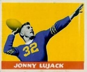 Johnny Lujack 1948 Leaf Football #13 Sports Card