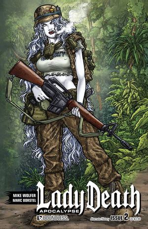 Lady Death: Apocalypse #2 (Alternate History Cover)