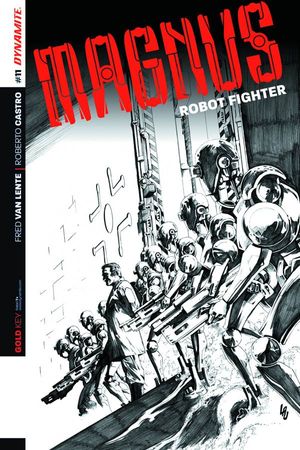 Magnus Robot Fighter #11 (10 Copy Lau B&amp;w Cover)