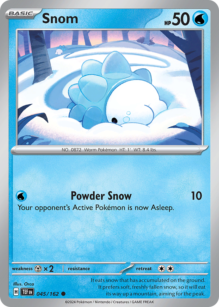 Snom (45/162) - Temporal Forces Pokémon Card