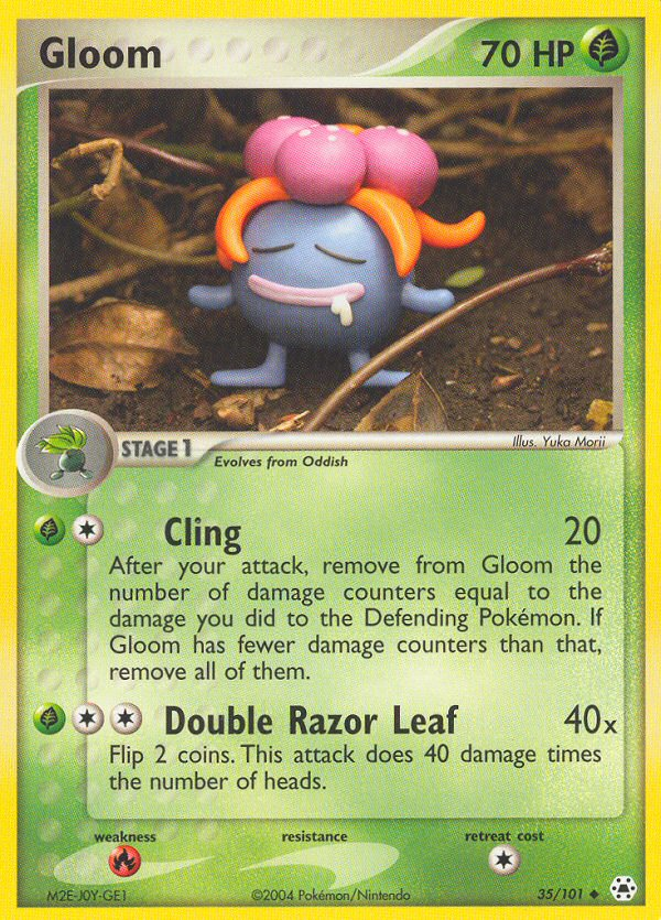 Gloom (35/101) - Hidden Legends Pokémon Card