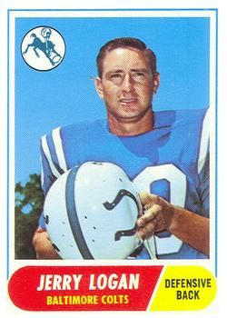 Jerry Logan 1968 Topps #47 Sports Card