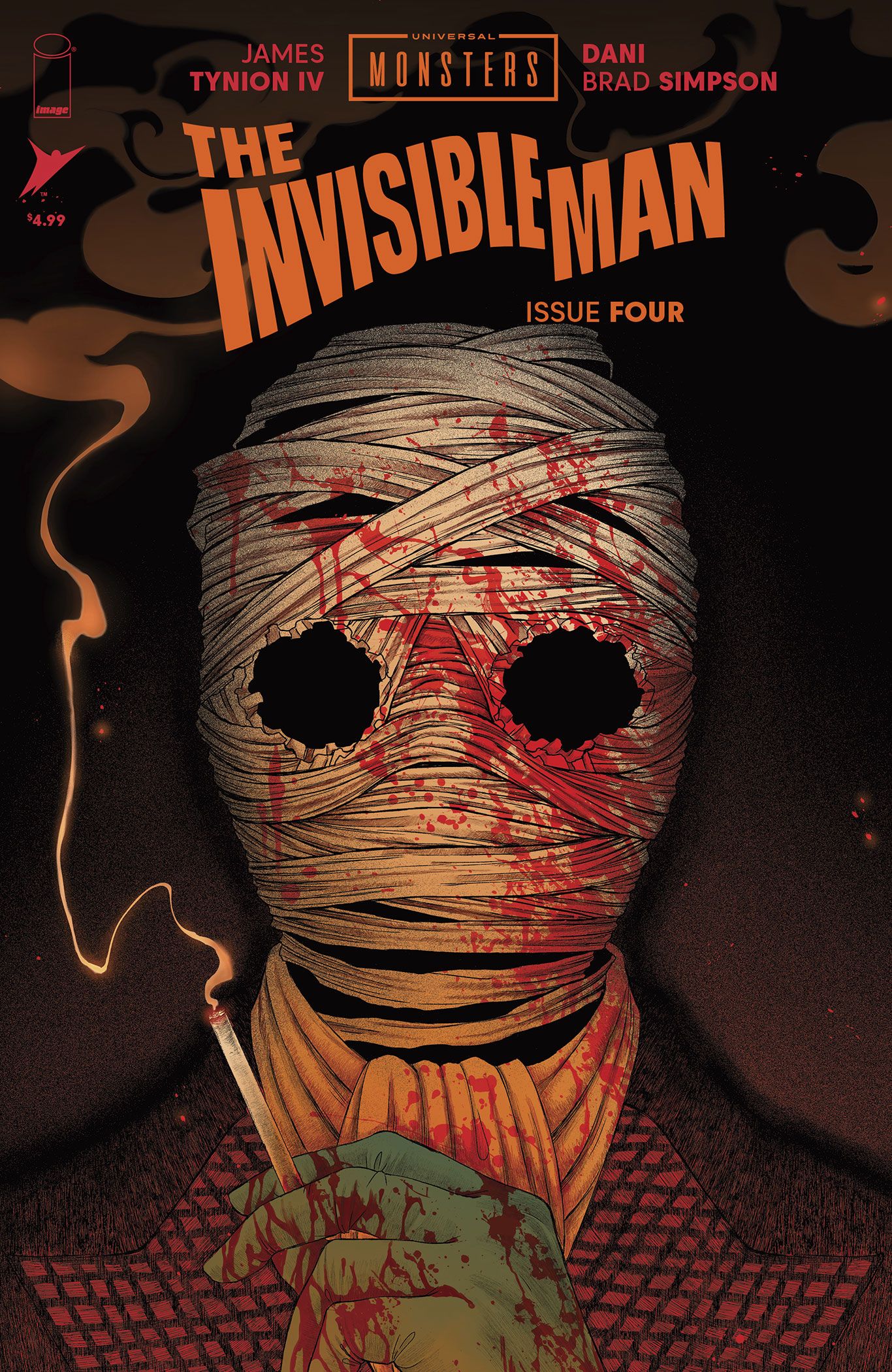Universal Monsters: The Invisible Man #4 (Cvr E Inc 1:50 Anwita Citriya Variant) Comic