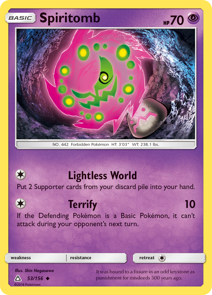 Spiritomb (53/156) - Ultra Prism Pokémon Card