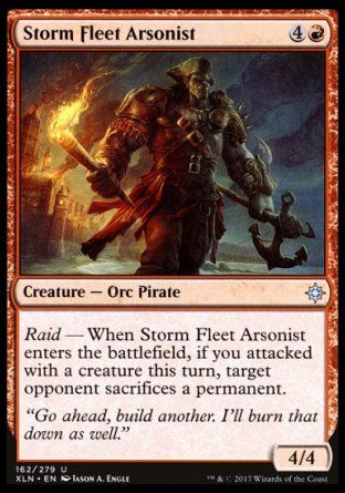 Storm Fleet Arsonist (Ixalan) Trading Card