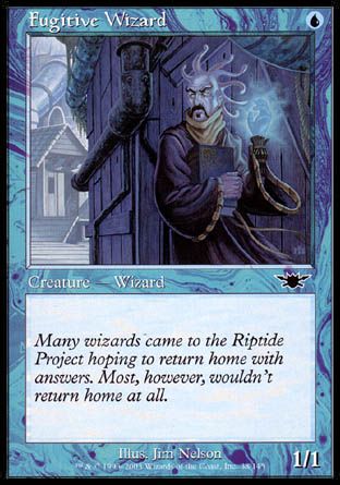 Fugitive Wizard (Legions) Trading Card