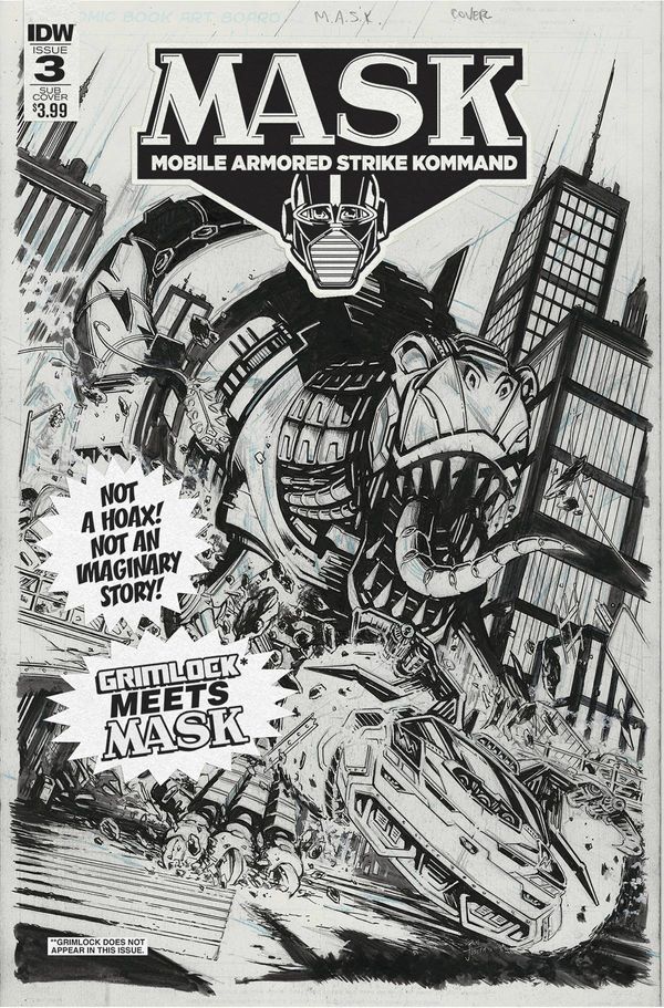 Mask Mobile Armored Strike Kommand #3 (Artist Cover Variant)