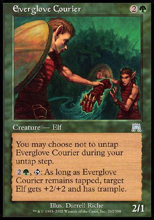 Everglove Courier (Onslaught) Trading Card