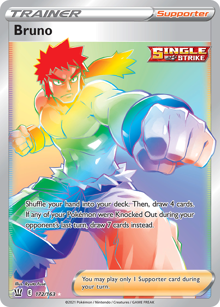 Bruno (Trainer: Supporter) (172/163) - Battle Styles Pokémon Card