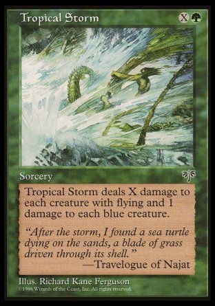 Tropical Storm (Mirage) Trading Card