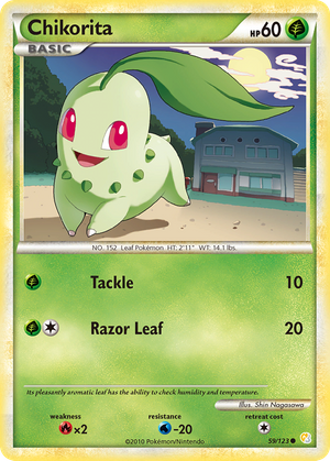 Chikorita (59/123) - HeartGold & SoulSilver