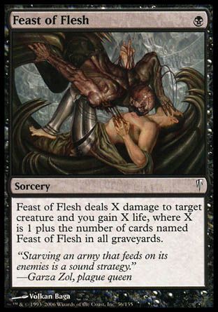 Feast of Flesh (Coldsnap) Trading Card