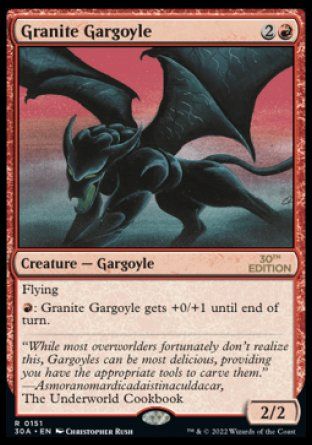 Granite Gargoyle (Magic 30th Anniversary Edition) Trading Card