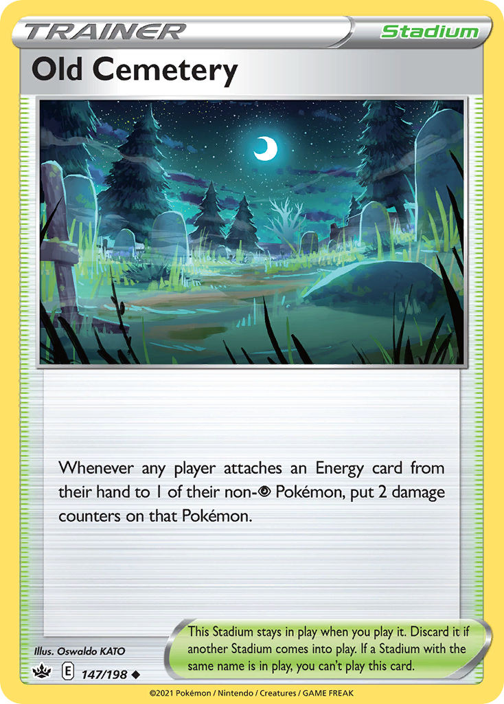 Old Cemetery (Trainer: Stadium) (147/198) - Chilling Reign Pokémon Card