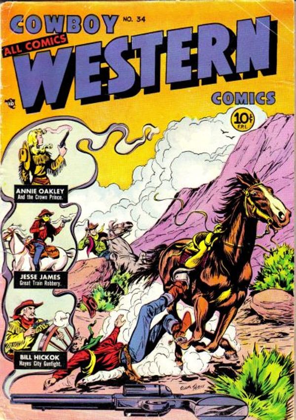 Cowboy Western Comics #34