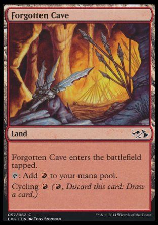 Forgotten Cave (Duel Decks : Anthology) Trading Card