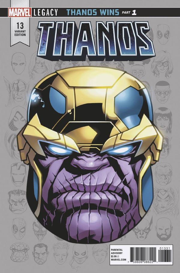Thanos #13 (Mckone Legacy Headshot Variant Leg)