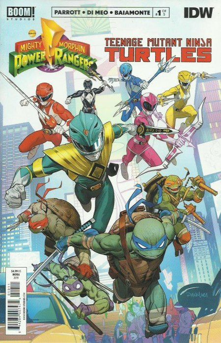 MIghty Morphin Power Rangers/TMNT #1 Comic