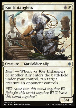 Kor Entanglers (Battle for Zendikar) Trading Card