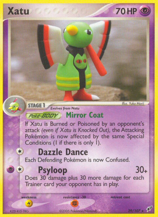 Xatu (29/107) - Deoxys Pokémon Card