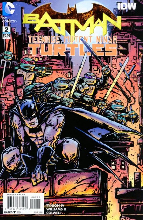 Batman Teenage Mutant Ninja Turtles #2 (Variant Cover)