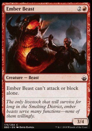 Ember Beast (Battlebond) Trading Card